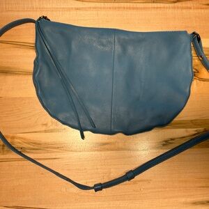 Dusty Blue HOBO Crossbody Bag